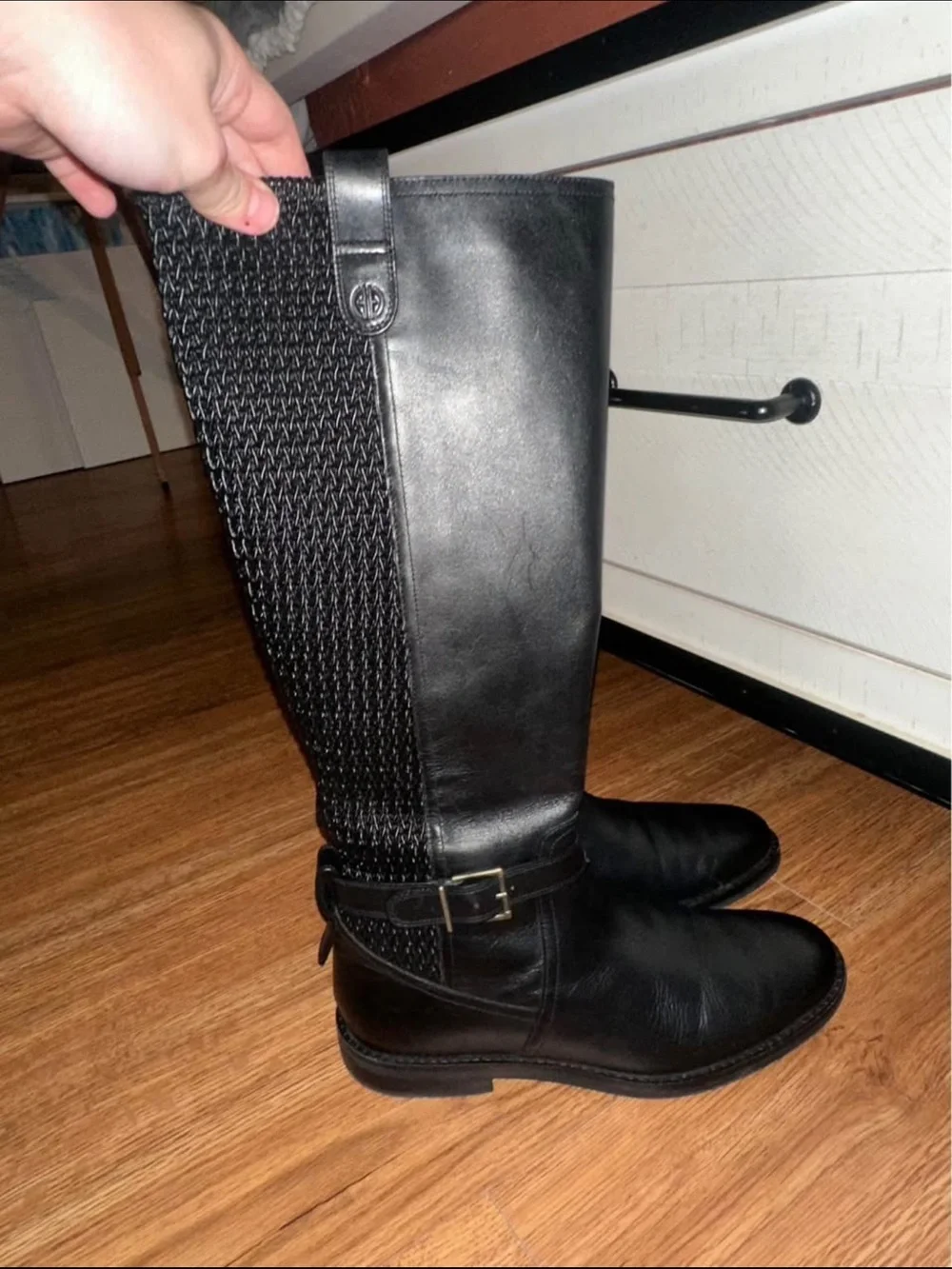 Black Women's Tall Riding Boots